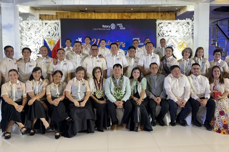Leadership Transition Highlighted at Rotary Club of Metro East Taytay Induction Rites