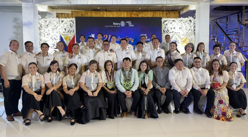 Leadership Transition Highlighted at Rotary Club of Metro East Taytay Induction Rites