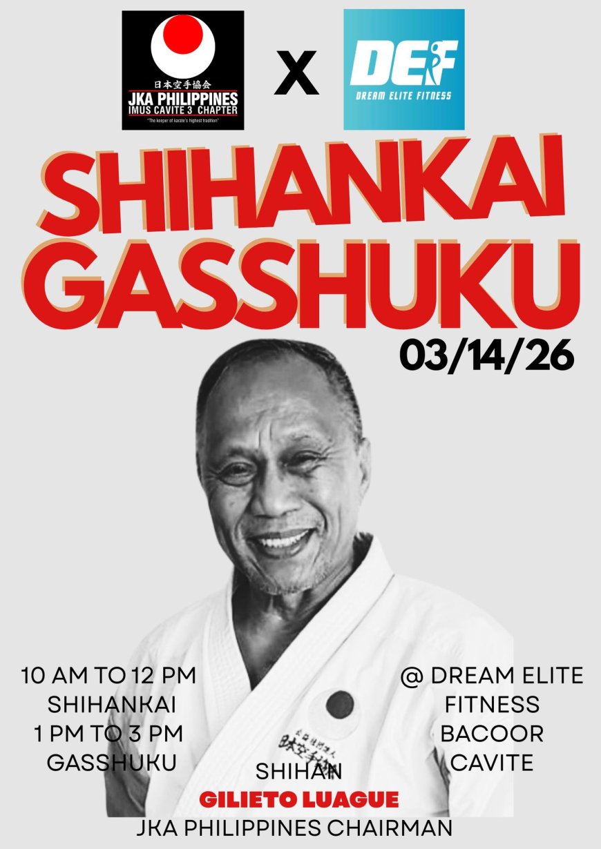 JKA Philippines Imus-Bacoor Cavite Chapter Shihan Kai & Gashuku
