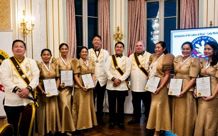 Knights of Rizal Switzerland Holds Investiture Ceremony in Lucerne