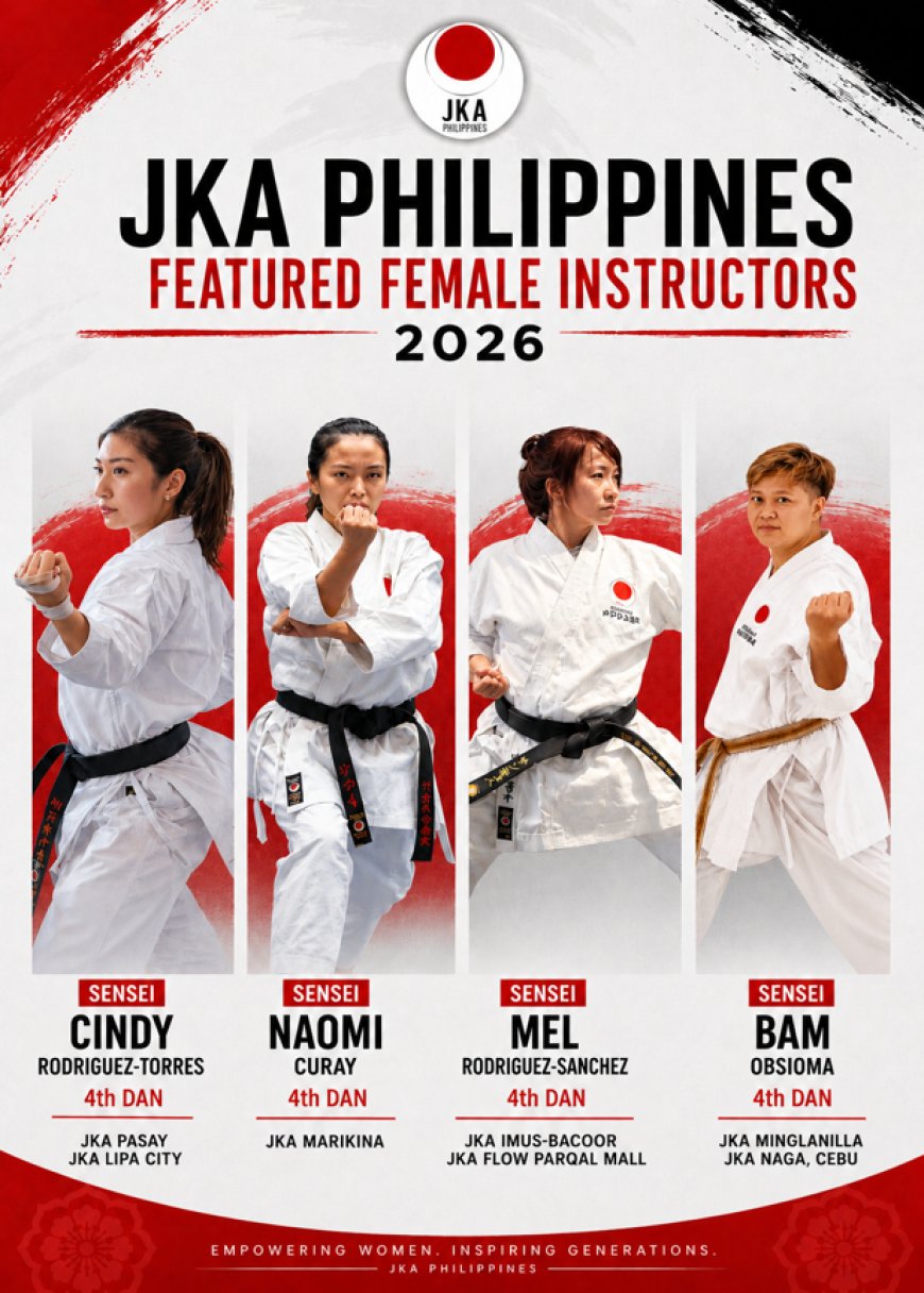 JKA Philippines 4 Female YONDAN Instructors