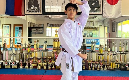 Lipa City prepares for his Batang Pinoy while balancing classroom responsibilities with competition training.